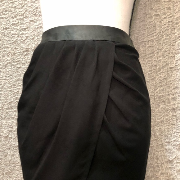 Alice + Olivia Drape Asymmetrical Pencil Skirt - Picture 3 of 7